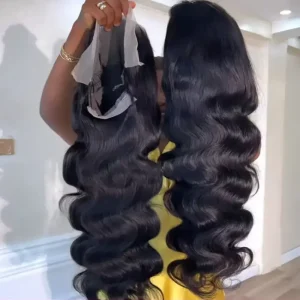 13×6 Pre-Plucked HD Lace Frontal Wig Body Wave Human Hair 22 Inch