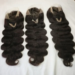 13×6 Lace Frontal Wig Body Wave Human Hair 26 Inch Natural Black