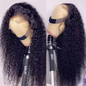 13×6 Lace Frontal Wig Human Hair 18 Inch Natural Black