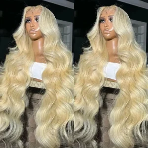 613 Blonde HD Lace Frontal Wig 36 Inch