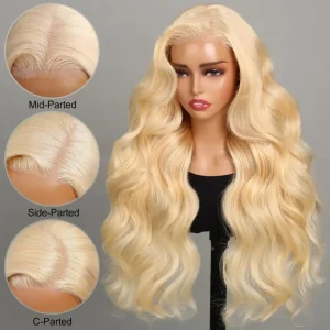 613 Blonde Wig Human Hair Glueless