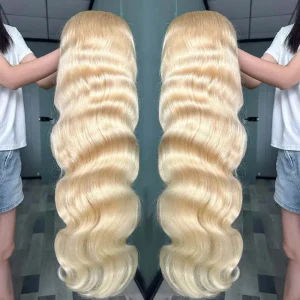 613 Blonde Body Wave Wig Human Hair Full Ends