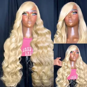 613 Blonde Wig Human Hair Cuticle Aligned Virgin
