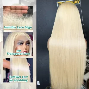 613 Blonde HD Transparent Lace Wig Pre Plucked