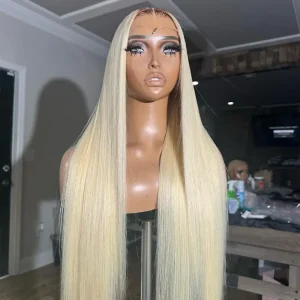 613 Blonde Straight Wig Human Hair Wholesale Price