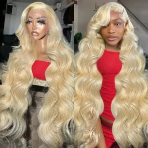 613 Blonde HD Lace Wig Human Hair Pre Plucked Baby Hair