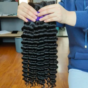 Bulk Human Hair Extension Body Wave Cambodian Raw