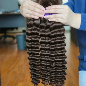 Bulk Human Hair Extension Water Wave Virgin Remy