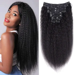 Clip In Human Hair Extension Remy Double Drawn