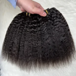 Clip In Human Hair Extension Remy Natural Black 1B