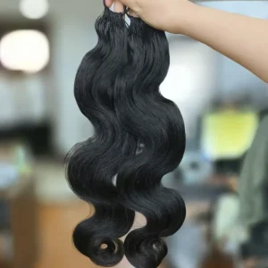 Feather Crochet Hair Extension Body Wave 20 Inch