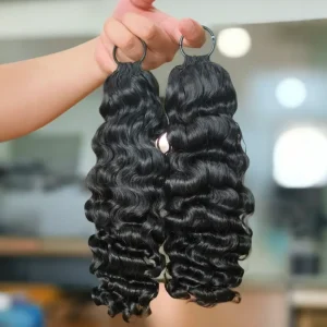 Feather Crochet Hair Extension Water Wave 22 Inch
