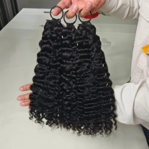 Feather Crochet Hair Extension Curly 16 Inch