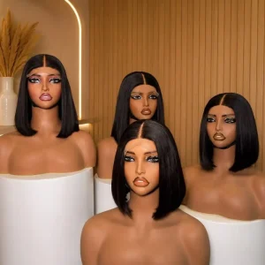 Glueless Brazilian Bob Wig 14 Inch Human Hair