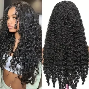 Glueless Loose Deep Full Lace Wig 30 Inch Human Hair