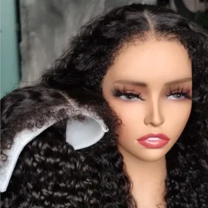 Glueless Yaki Straight 360 Lace Wig Human Hair