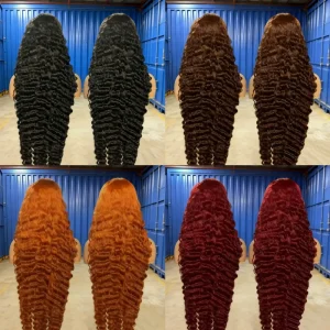 Glueless Curly HD Transparent Lace Wig Human Hair