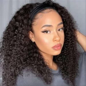 Headband Wig Human Hair Body Wave Glueless 28 Inch