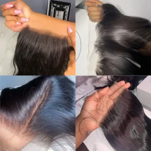 HD Lace Closure 5×5 Pre-Plucked Human Hair 18 Inch