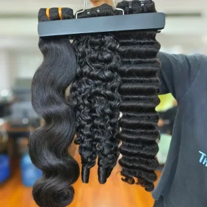 Raw Body Wave Vietnamese Human Hair Bundles Cuticle Aligned