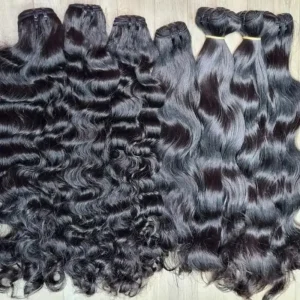 Raw Burmese Curly Human Hair Bundles Natural Wave