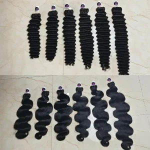 Raw Vietnamese Human Hair Bundles 40 Inch 10A To 16A