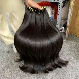 Raw Brazilian Human Hair Bundles 40 Inch 10A Double Drawn