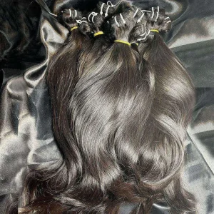 Raw Vietnamese Indian Human Hair Bundles Unprocessed Full Ends