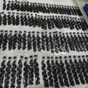 Raw Cambodian Human Hair Closure Double Drawn 12A