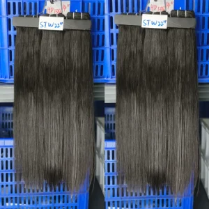 Virgin Human Hair Bundles Peruvian Brazilian Double Drawn