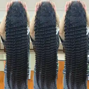 13x6 Lace Frontal Wig Straight Human Hair 26 Inch Natural Black