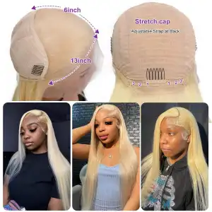 613 Blonde 13x6 HD Lace Frontal Wig Human Hair
