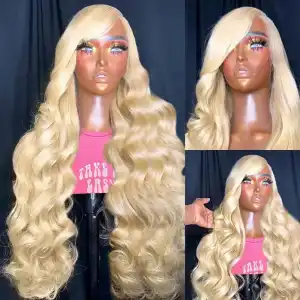 613 Blonde Wig Human Hair Cuticle Aligned Virgin