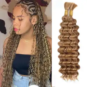 Bulk Human Hair Extension Wet And Wavy Virgin Remy