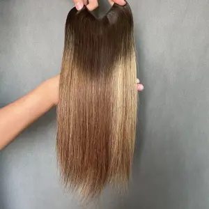 Ready to Ship Clip In Raw Human Hair Extension Unprocessed
