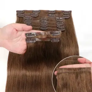 Clip In Virgin Remy Human Hair Extension Straight
