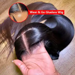 Glueless 13x6 HD Lace Wear And Go Wig Human Hair