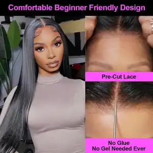 Glueless Bouncy Body Wave 13x4 Lace Wig Human Hair