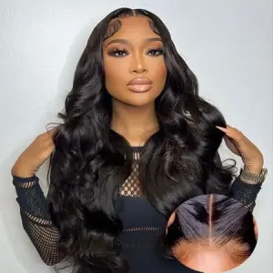 Glueless Bouncy Body Wave 200 Density 13x4 HD Lace Wig