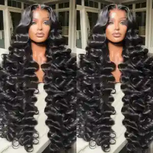 Glueless Burmese Curly Indian HD Lace Wig 30 Inch