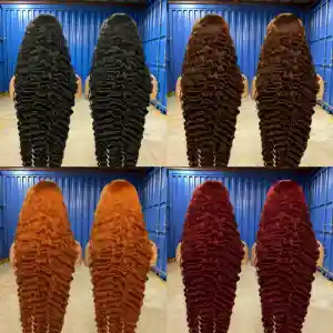 Glueless Curly HD Transparent Lace Wig Human Hair