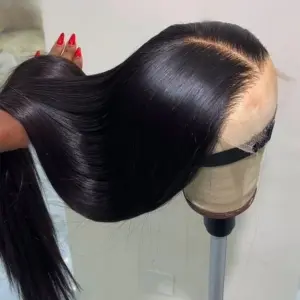 Straight 13x6 Lace Closure Wig 300% 26 Inch
