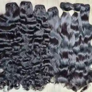 Raw Burmese Curly Human Hair Bundles Natural Wave