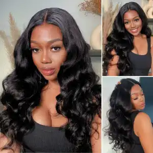 Ready to Ship Burmese Curly V Part Wig 24 Inch Human Hair