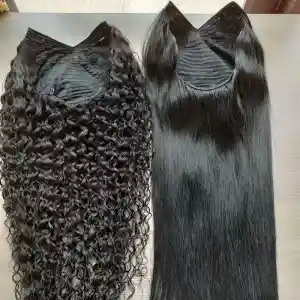 V Part Wig Human Hair Body Wave Glueless 26 Inch