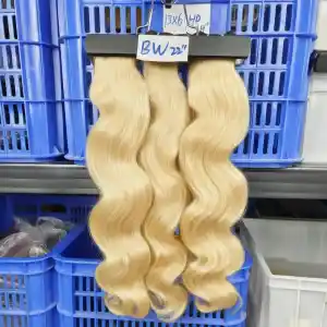 613 Blonde Brazilian Human Hair Bundles 12A Grade