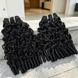 Raw Burmese Deep Wave Human Hair Bundles Bulk